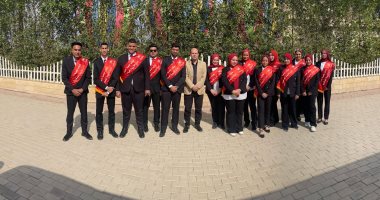 طلاب جامعة حلوان يشاركون فى البحث الرئيسى لهيئة عمليات القوات المسلحة 