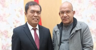 نائب السفير الإندونيسي بالقاهرة لـ"اليوم السابع": العلاقات المصرية الإندونيسية ممتدة من مئات السنين.. فيديو نائب السفير الإندونيسي ومراسل اليوم السابع