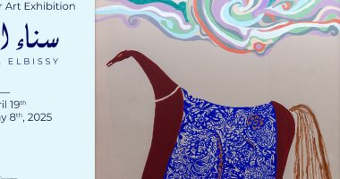 انطلاق معرض "إبداع الكلمة وتوهج الرسم" لسناء البيسى بجاليرى بيكاسو إيست معرض سناء البيسى