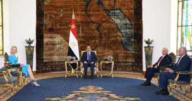 الرئيس السيسى يشيد بإعلان سلوفينيا اعترافها بالدولة الفلسطينية الرئيس السيسى يستقبل رئيسة الجمعية الوطنية لجمهورية سلوفينيا