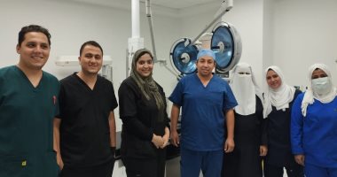استئصال ورم سرطانى لفتاة بمستشفى الباجور فى المنوفية