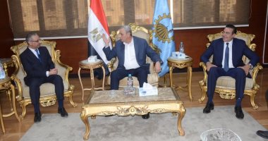 محافظ الغربية يستقبل نائب رئيس هيئة السلع التموينية