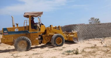 تنفيذ حملات إزالة لمخالفات بناء وتعديات بالساحل الشمالى الغربي