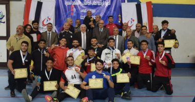 إعلان نتائج بطولة المصارعة للجامعات والمعاهد العليا المصرية رقم 52 الشهيد الرفاعي ختام بطولة الشهيد رفاعى للمصارعة لطلاب الجامعات والمعاهد