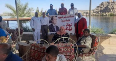 معبد فيلة يستقبل وفد من ذوى الهمم فى رحلة ضمن المبادرة الرئاسية "بداية"