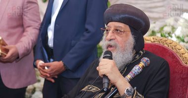 البابا تواضروس الثانى يستقبل المهنئين بعيد القيامة المجيد اليوم الأحد قداسة البابا تواضروس الثانى
