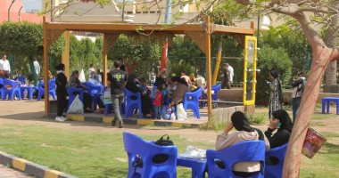 توافد الزوار على حديقتى الحيوان وصنعاء بكفر الشيخ للاحتفال بشم النسيم.. صور