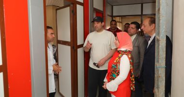 محافظ دمياط يتفقد الأعمال النهائية لتطوير مستشفى رأس البر المركزى
