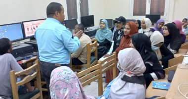 "رياضة الأقصر" تطلق دورة التدريب التكنولوجى لأعضاء مركز شباب الأقالته.. صور