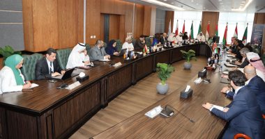 وكالة الفضاء المصرية تستضيف اجتماع المجموعة العربية للتعاون الفضائي جانب من الاجتماع