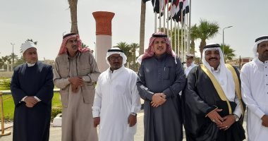 مشايخ وعواقل القبائل بجنوب سيناء يهنئون الرئيس السيسي بعيد تحرير سيناء مشايخ وعواقل القبائل بجنوب سيناء