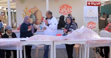 محمد شردى يجرى جولة فى ورشة عمل تصنيع يدوى من قلب معرض ديارنا