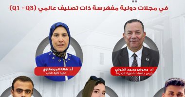 طلاب طب المنصورة الجديدة ينشرون أبحاثًا دولية فى مجلات محكمة