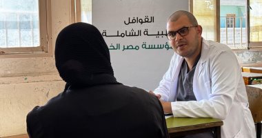 نائب محافظ شمال سيناء يتفقد القافلة الطبية المجانية بالعريش.. صور
