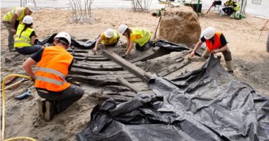 بسوق السمك في برشلونة.. اكتشاف بقايا قارب من العصور الوسطى