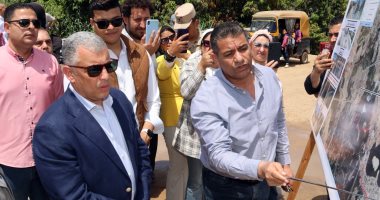 محافظ الإسماعيلية يتفقد أعمال إنشاء طريق الحمادات السحارة أبو آدم.. فيديو 