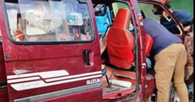حادث اصطدام 4 سيارات على كوبرى أكتوبر يتسبب فى غلقه (فيديو) حادث تصادم