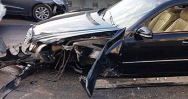 إزالة آثار حادث كوبري أكتوبر ومعاينة وتحريات لكشف ملابساته