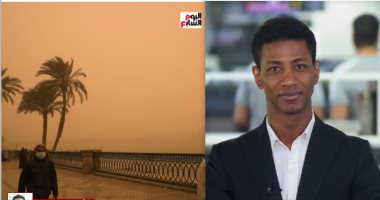 منخفض خماسيني ورمال ورياح سرعتها تصل 60 كم فى الساعة.. فيديو الزميل أحمد الجعفرى_ وتغطية عن حالة الطقس