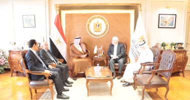 وزير التعليم العالى يبحث مع الأمير عبد العزيز بن طلال التعاون مع الجامعة العربية المفتوحة جانب من الاستقبال