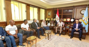محافظ كفر الشيخ يستقبل وزير الزراعة والثروة الحيوانية بجمهورية مدغشقر 