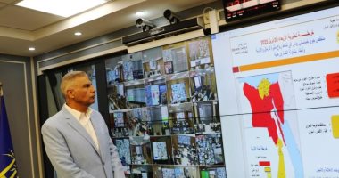 محافظ أسوان يتابع موقف الأحوال الجوية من داخل مركز السيطرة