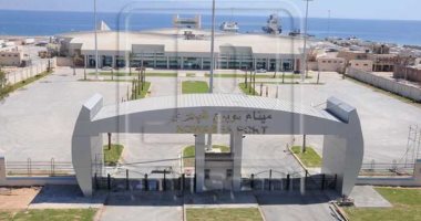 إغلاق ميناء نويبع البحرى بسبب العاصفة الترابية ميناء نويبع البحرى