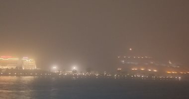 العاصفة الترابية تصل مدينة أسوان.. فيديو