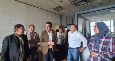 محمد السيد الشاذلى يزور دار التحرير فى إطار جولاته الانتخابية.. صور