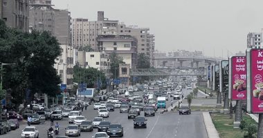 أتربة خفيفة على شارع أحمد عرابى بالمهندسين قبل العاصفة