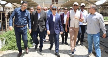 وزير زراعة مدغشقر يشيد بالتطور والنهضة الزراعية والبحثية فى مصر جانب من الزيارة