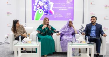 مشاركون بمهرجان الشارقة: الكتاب المصدر الأهم والذكاء الاصطناعى مهارة جانب من الندوة