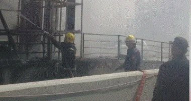 تفاصيل السيطرة على حريق بمحطة الأتوبيس الترددى بدائرى رشاح الخصوص.. فيديو