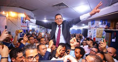 خالد البلشي بعد فوزه: سأسعى لتحسين الوضع الاقتصادى للصحفيين