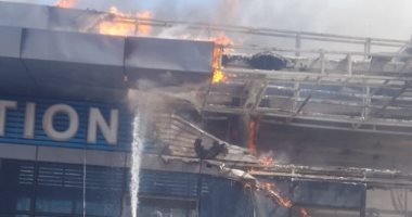 السيطرة على حريق بمولد كهرباء بمحطة الأتوبيس الترددي بدائري رشاح الخصوص