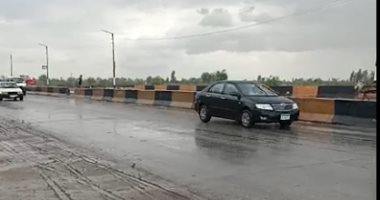 أمطار غزيرة تضرب الدقهلية وغيوم بسماء المحافظة.. فيديو أمطار غزيرة تضرب الدقهلية