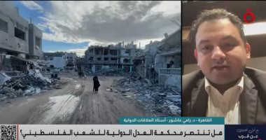 أستاذ العلاقات الدولية: المرافعة المصرية في لاهاي ردّ مباشر على تصريحات ترامب رامي عاشور، أستاذ العلاقات الدولية