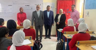 وكيل تعليم الإسماعيلية يتفقد عددا من المدارس لمتابعة العملية التعليمية
