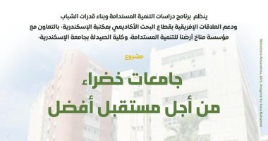 إطلاق مشروع "جامعات خضراء من أجل مستقبل أفضل" بمكتبة الإسكندرية مشروع "جامعات خضراء من أجل مستقبل أفضل