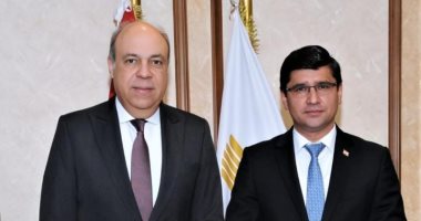 وزير الطيران المدني يبحث مع سفير طاجيكستان فرص التوسع في الربط الجوي بين البلدين الدكتور سامح الحفني، وزير الطيران المدني