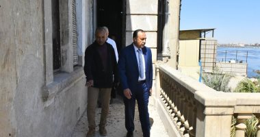 قصر الكسان الأثرى بأسيوط.. إجراءات تحويله إلى متحف قومى.. صور محافظ أسيوط يتفقد قصر الكسان الأثرى