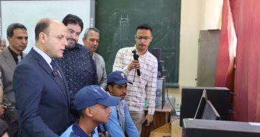 محافظ كفر الشيخ يتفقد مدرسة بلطيم الثانوية الصناعية محافظ كفر الشيخ