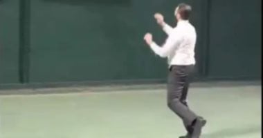 بـ"ملابس رسمية".. الرئيس السورى ووزير خارجيته يلعبان كرة السلة "فيديو" أحمد الشرع