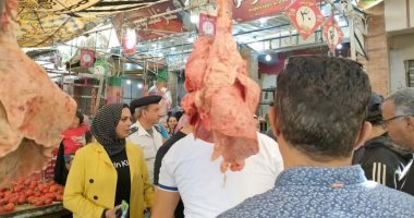 ضبط طن لحوم غير مطابق للمواصفات وتحرير 30 مخالفة تموينية فى الإسماعيلية جانب من الحملة التموينية
