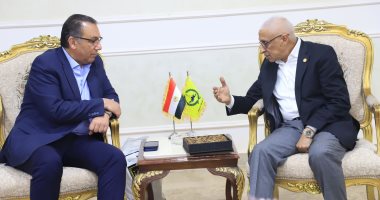 بدء تنفيذ مشروع خط السكة الحديد بشرق القناة.. انطلاقة تنموية من بئر العبد إلى طابا جانب من اللقاء