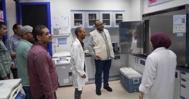 رئيس مياه سوهاج يتفقد محطات الشرب والمعمل المركزى