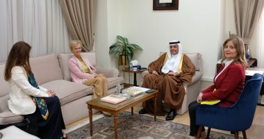 أمين عام مساعد الجامعة العربية يستقبل سفيرة الاتحاد الأوروبي بالقاهرة