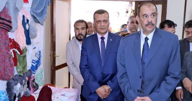 محافظ سوهاج يشهد ختام الأنشطة لمدارس التربية الخاصة بمدرسة الأمل للصم وضعاف السمع جانب من حفل ختام