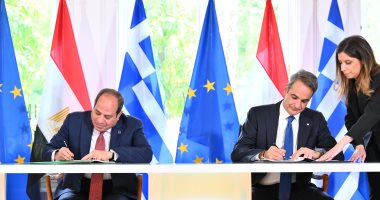 الرئيس السيسي يزور اليونان ويوقع الإعلان المشترك بشأن الشراكة الاستراتيجية بين القاهرة وأثينا زيارة الرئيس السيسي لليونان
