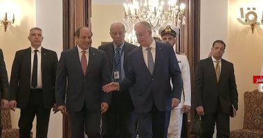 مراسم استقبال رسمية للرئيس السيسى بالقصر الرئاسى اليونانى
